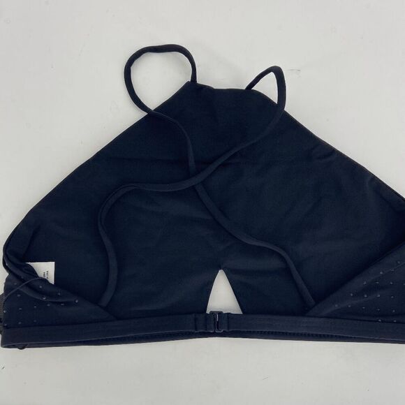 Tavik Rylan Womens Black Beaded New Studded Halter Bikini swim top XSmall - Picture 5 of 11